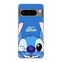 Coque - MANIACASE - Google Pixel 8a Pro - Silicone - Souple - Motif Stitch Cute Ohana juoda