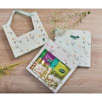 Happilo Dry Fruit Celebrations Gift Box Lily, California Almonds 120 g, Premium Cashews 100 g, Raisins 180 g & Salted Pista 100 g, Gift Pack, 500 g beige