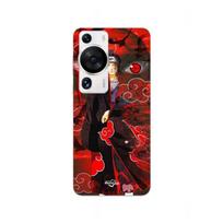 Coque Huawei P60 Pro Demon Slayer Kimetsu no Yaiba Itachi Uchiha front rouge Maniacase raudona