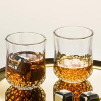 Spirits Glasses Transparent Thicken Anaglyph Glass Cup Vodka Whisky Sake Shochu Liqueur Bar Luxury Glasses Drinkware