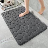 Kilimėlis Neslystantis kilimai Akmenimis reljefinis vonios kambarys vonia praustuvėje vonia šoninis grindų kilimėlis dušo kambario durų kilimėlis atminties putos 40cmx60cm balta