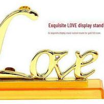 24k Gold Foil Rose with Glass Cover on Base, Gift Box – Ideal Teacher's Day Gift Base beige