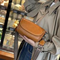 Season Messenger Bag Trendy Cowhide Square Bag Vegetable Tanned Cowhide Shoulder Bag Retro Fashion Bag brown