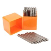 36 vnt. metaliniai raidžių antspaudai 1,2 colio raidžių numerių didelio anglies plieno didelio kietumo metalo numerių antspaudai orange