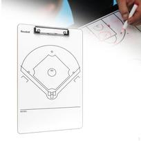 Baseball Dry Erase Board Training Equipment Coaches Gift Double Sided Coaching Accessories gray