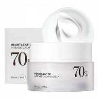 Anua Heartleaf 70% Intense Calming Cream 50 ml, Nourishing, Soothing, Moisturizing, Korean Cosmetics, Kbeauty, sample