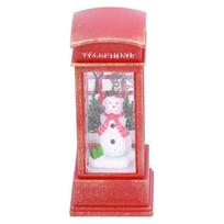Christmas Decorations Telephone Booth Decoration Night Light Home Decoration Luminous Decoration