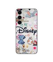 Telefono dėklas - Disney - Galaxy S24 - Minkštas - Silikoninis - Personažai juoda