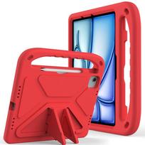 Case for Apple iPad Pro 11 2024 M4  A2836 A2837 A3006 EVA kids cover for iPad Air 11 2024 M2 A2902 A2903 A2904 coque 11.0 inch ipad Pro 11 2024 raudona