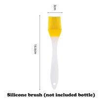 Pouring for Cooking Oil Food Spray Olive Glass Bottle for Sauce Oil Spray Container Bottle Spray Dispenser Sauce Storage Jar yellow