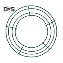 20cm/25cm Metalinis lanko vainiko rėmas Viela žiedas Gėlių girliandos laikiklis DIY Vainiko gamybos reikmenys festivaliui, vestuvių vakarėliui 25cm 1pc žalia