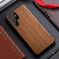 Medžio rašto telefono dėklas Samsung S24 Ultra S24 Plus S24 - Medinis dėklas Pilnai dengiantis Telefono dangtelis Itin plonas Verslui Atsparus smūgiams Vyrams Moterims S24 Ultra