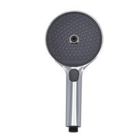 VGX Apvalus Lietaus Dušo Galvutė Didelis Lietaus Efektas Su Rankiniu Aukšto Slėgio Dušo Rinkinio Sistema Vonios Kambariui Balta Juoda Pilka Chromas 10 inch gray