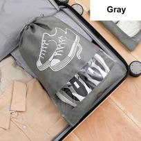 1pc Waterproof Shoes Bag for Travel Portable Shoe Storage Bag Non-Woven Tote Toiletry Drawstring Bag Case Travel Clothes Packing AVE M pilka