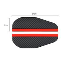 Rearview Mirror Rain Visor Eyebrow Carbon Fiber Style Waterproof Sunproof Universal for Car