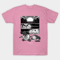 Marškinėliai Moterims Samurajus Kirby Viltis Dėl Ryto Juoda Balta Harajuku Spausdinimas Kawaii Marškinėliai Vasariniai Trumparankoviai Moteriški Marškinėliai Viršus S