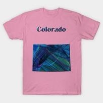 T Shirt Women Colorado Map Harajuku Print Kawaii Tshirt Summer Short Sleeve Female T-Shirt Top Tee S