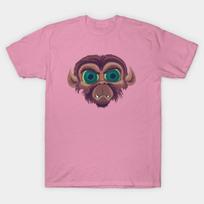 T Shirt Women Wolf E Harajuku Print Kawaii Tshirt Summer Short Sleeve Female T-Shirt Top Tee S brown
