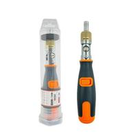 10-in-1 Multi-Angle Ratchet Screwdriver Set: Compact Cross & Flat Head Tool for Portable Household Repairs white
