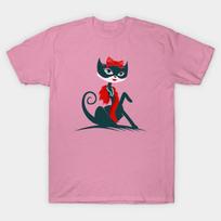 T Shirt Women Best Cat Lady Ever Harajuku Print Kawaii Tshirt Summer Short Sleeve Female T-Shirt Top Tee S rožinė