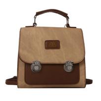 Commuter Texture Simple Handbag Versatile Backpack Messenger Bag Small Square Bag ruda
