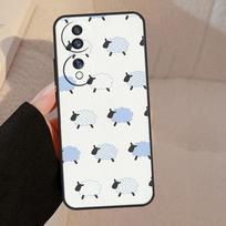 Cute Sheep For Honor 90 70 50 Lite Magic 5 Pro 8X 9X Phone Case For Honor X8a X9a X7a X6a X9 X7 X8 X9b Honor X6a white