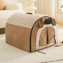 Doghouse Winter Villa Can Be Detached and Washed and Warm  Pet Sleeping Pads  Cat Kennels Dog Kennels Winter Warm and Closed S-