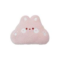 Car Headrest Neck Pillow Cartoon Fat Rabbit Car Comfort Four Seasons General Motors Headrest white