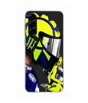 Case - Valentino Rossi - Galaxy A26 - Silicone - Soft - MotoGP Helmet juoda