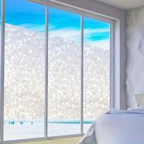 1 roll of pebble pattern glass window film window sticker, suitable for room bedroom door and window glass film, window privacy film glass window film 4m