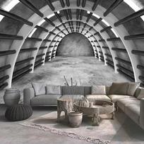 Sieninė tapeta 3d Cemento siena Koridorius Freska Svetainė TV Restoranas Kavinė Kūrybinio meno Sienų tapyba 200 cm(W) x 140 cm(H)