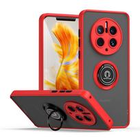 Pasukamas laikiklio dėklas Huawei Mate 50 Pro 40 Pro + 30 20 Huawei P50 Pocket P40 P30 Lite P20 piršto žiedo automobilinio laikiklio dangtelis For Mate 50 Pro raudona