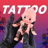Lėlės formos tatuiruočių praktikos modelis, silikoninis, daugkartinio naudojimo, skirtas permanentinio tatuiruočių šalinimo modeliui, tatuiruočių priedai, skirti tatuiruočių priedams onesize