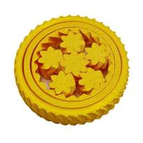 1/5 vnt. 3D spausdintas Fidget Spinner žaislas Streso ir nerimo malšinimas Vaikams, paaugliams, suaugusiems Susikabinantys dantračiai Pirštų galiuko giroskopas Nešiojamas kelionėms Sensorinis sukimasis yellow