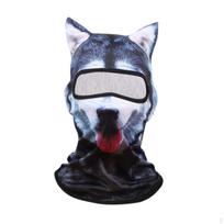 Animal Balaclava Equí Mask for Sporting Snowboarding Fisheries Dog gray