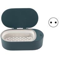 Ultrasonic Jewelry Cleaner Portable Deep Cleaning 47KHz Small Ultrasonic Cleaning Machine for Home black