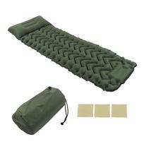 Inflatable Camping Sleeping Pad Green Leakproof Waterproof Portable Outdoor Camping Tent Inflatable black