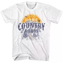 John Denver Take Me Home Country Roads T Shirt S gray