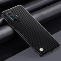 Luxury PU Leather Case For Xiaomi Poco F4 GT Matte Cover Silicone Full Camera Protection Phone Case For Redmi K50 Gaming Coque For Poco F4 GT matinė juoda spalva