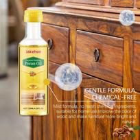 Multifunctional wood polishes and protectants for cleaning and polishing furniture with beeswax for offices, hotels, restaurants 125ml brown
