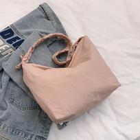 Korean Version of Lazy Style Crossbody Bag for Women New Trendy Casual Sports Dumpling Bag Large Capacity Nylon Cloth Shoulder Bag