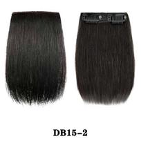 MISS WIG Synthetic Short Thick Straight Invisible Clip-In Hairpieces Extensions Adding Extra Hair Volume For Women Daily Use 15cm