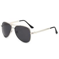 Polarized Sunglasses Men Metal Double Beam Sunglasses glasses for driving Driver Goggles white