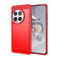„OnePlus 12“ dėklas, skirtas „OnePlus 12 5G“ dangtelis, atsparus smūgiams minkštas silikoninis apsauginis buferis, skirtas „OnePlus 12 Fundas“ 6,82 colio For OnePlus 12 raudona