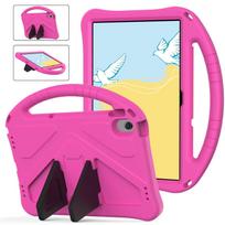 Nokia T20 2021 Kids Anti-Fall Tablet Case - Big Flying Man Design For Nokia T20 10.36 (2021) rožinė raudona spalva