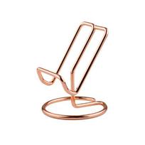 Minimalist Cross-Border Mobile Phone Holder with New Design rožinio aukso spalvos