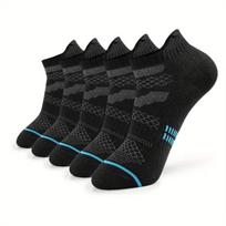 5 poros vyriškų kojinių spaudimo kojinės-laiveliai vyriškos ir moteriškos sportinės bėgimo fitneso kojinės madingos elastinės kojinės one size fits all dangaus mėlyna spalva