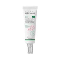 Axis-Y Complete No-Stress Physical Sunscreen SPF 50+ PA++++ 50ml, Moisturizing, Korean Cosmetics, Kbeauty, sample white