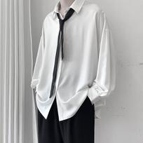 Men's Hong Kong Style Loose-Fit Long-Sleeve Fairy Top - Trendy JK Design L