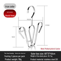 Stainless Steel Outdoor Shoe Rack with Hooks for Slippers and Windproof, Non-Magnetic Drying. white